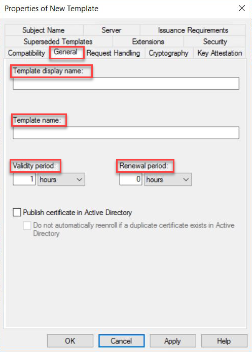 Rename Certificate Authority Templates