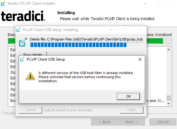 how to disable teradici pcoip
