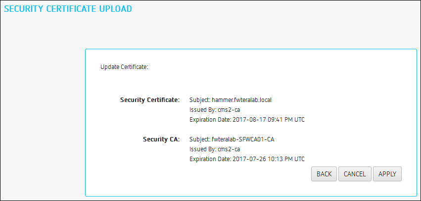 Certificate Chain