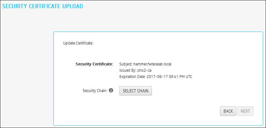 Certificate Key