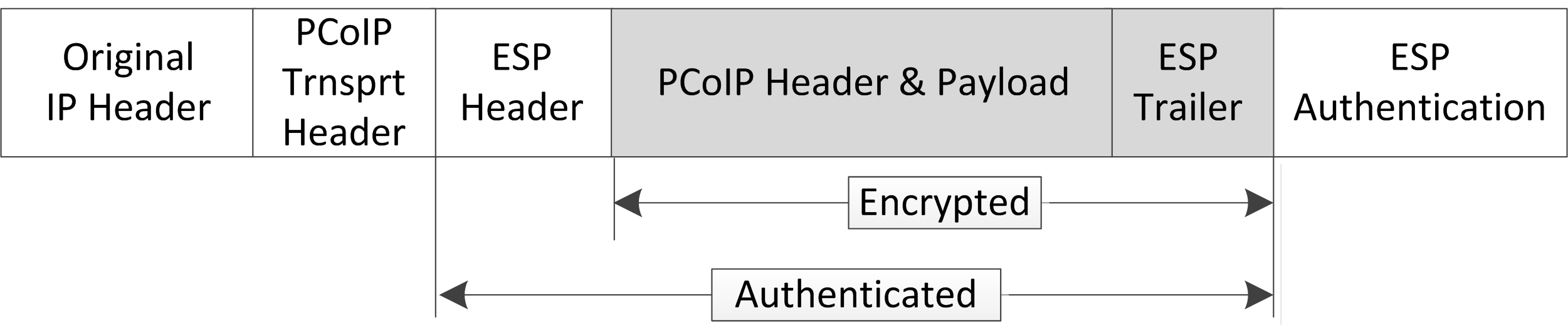 IPSec ESP Packet Format
